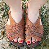 Cassia red toes fisherman sandals